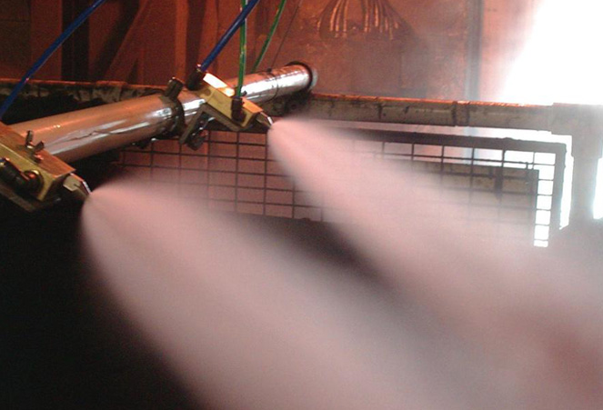 Fine Atomised Sprays using Dry Fog Nozzles